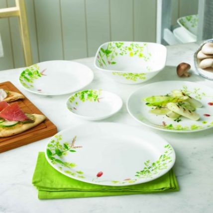 Bộ chén đĩa thủy tinh 16 món Corelle PVG 16 món - 2