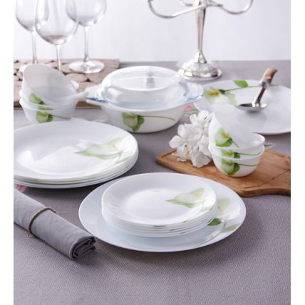 Đĩa soup thủy tinh 225 Diva Ivory I.B (La Opala) - 3