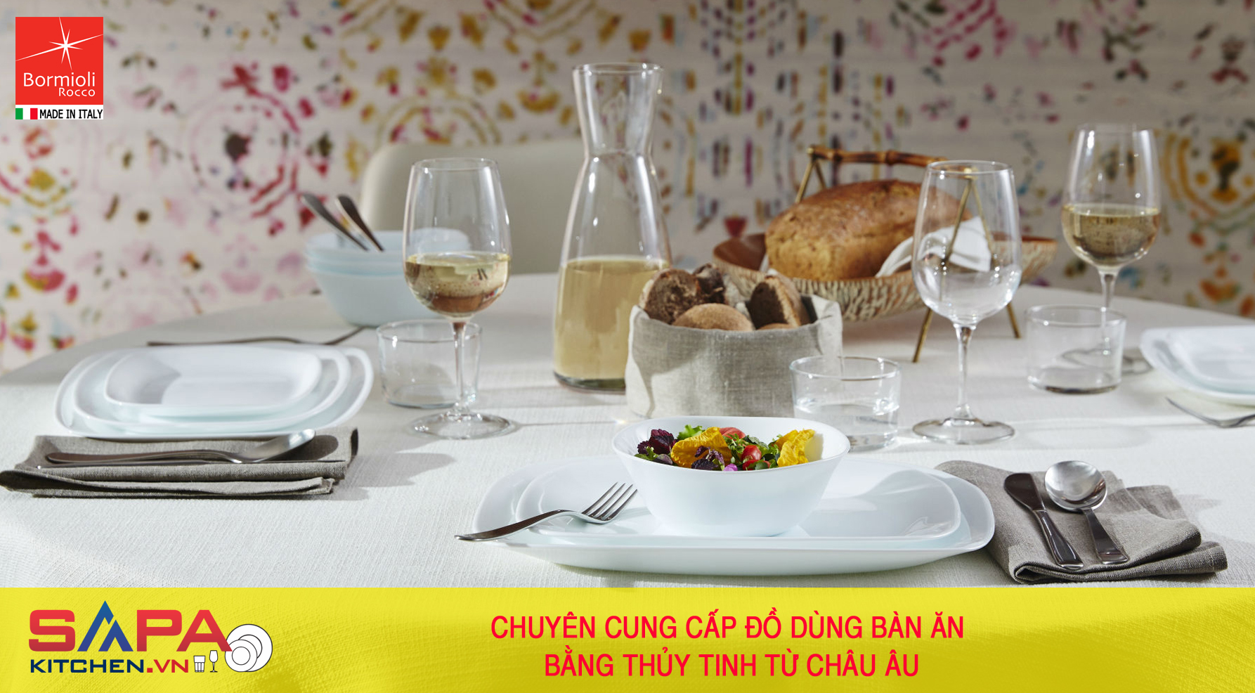 Chén đĩa thuỷ tinh giúp bạn ngon mắt hơn