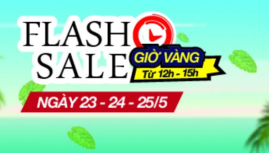 Flash sale giờ vàng - Hè thêm rộn ràng 