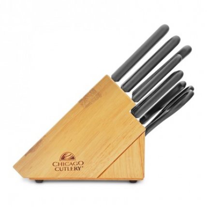 Bộ dao cán nhựa 25 món Chicago Cutlery (Đen) 
