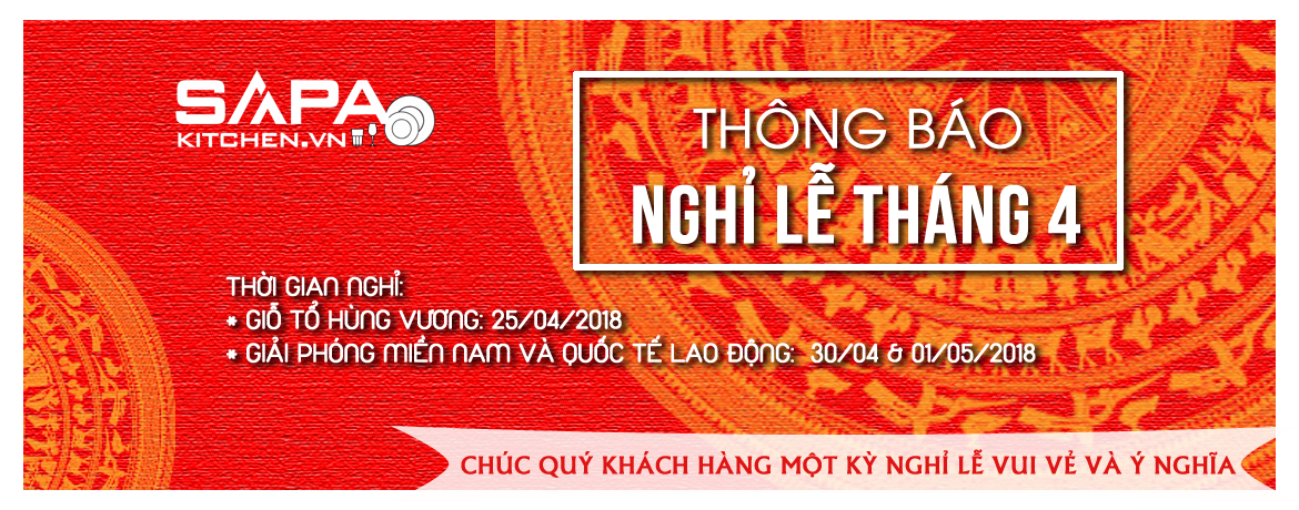 Sapa Kitchen - Thông báo nghỉ lễ tháng 4