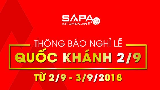 SapaKitchen - Thông báo nghỉ lễ tháng quốc khánh 2/9