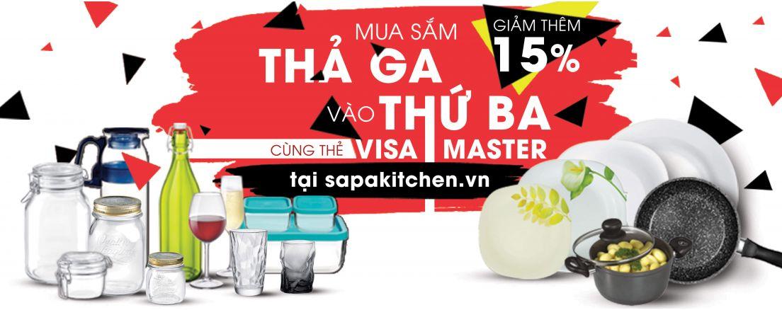 Mua sắm “thả ga” tại Sapakitchen và hưởng nhiều ưu đãi hấp dẫn