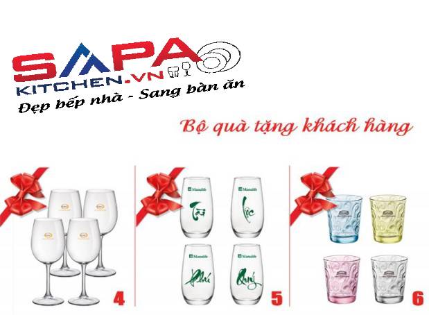 Những mẫu ly thủy tinh in logo đẹp làm quà tặng