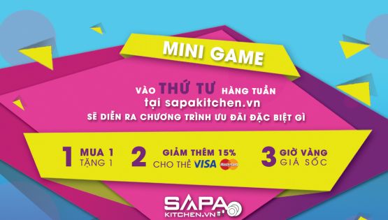 Mini game Đoán đúng trúng quà cùng SapaKitchen tháng 4-2022