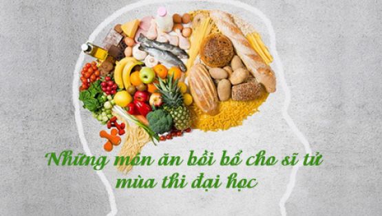 Những món ăn bồi bổ cho sĩ tử mùa thi đại học