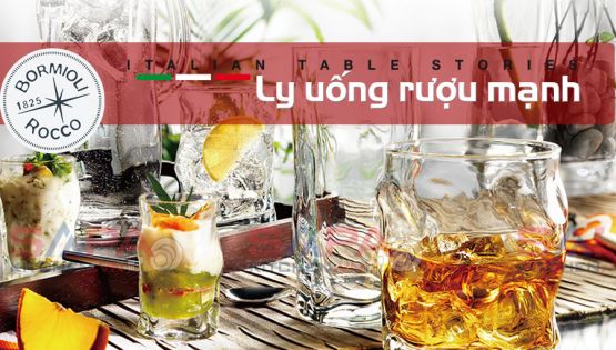 Các loại ly uống rượu mạnh