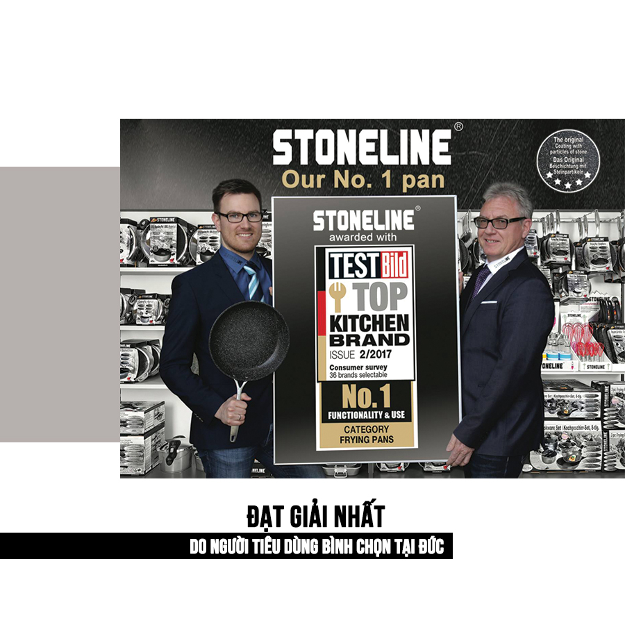 Stoneline thương hiệu chảo chống dính số 1 tại Đức 