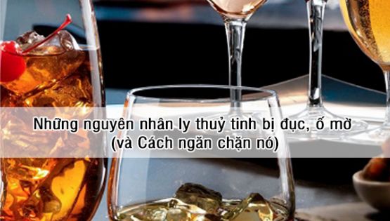 Những nguyên nhân ly thuỷ tinh bị đục, ố mờ  (và Cách ngăn chặn nó)