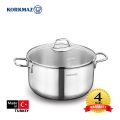 Nồi inox cao cấp Korkmaz Perla 5.5 lít - A1657 - small 1