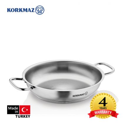 Chảo inox cao cấp 2 quai Korkmax Proline 24cm - A1192 - 1