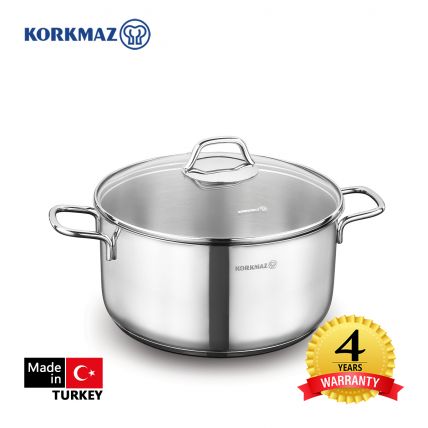 Nồi inox cao cấp Korkmaz Perla 5.5 lít - A1657 - 1