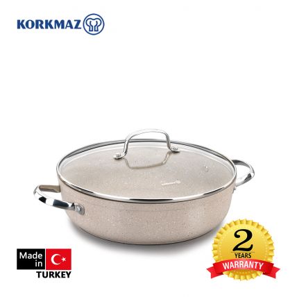 Nồi chống dính cao cấp Korkmaz Granita thân thấp 3.5 lít - A1263 - 1